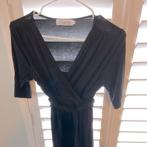 Latched Mama Wrap Top Dress